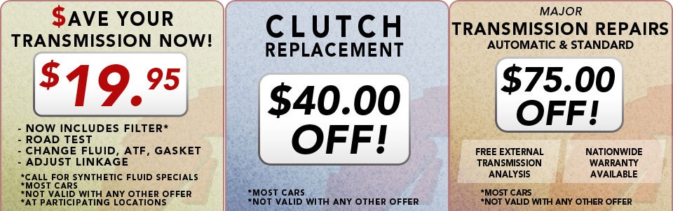 Transmission Repair Coupons
