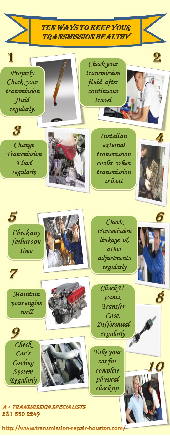 Ten Ways To Keep Your Transmission Healthy